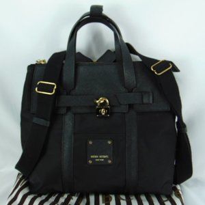 HENRI BENDEL Black Mini Jetsetter Convertible Backpack Bag
